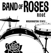 Band of roses label